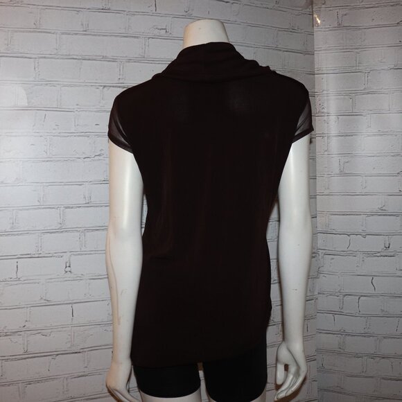 🤎 Vintage Suzie Blouse – Dark Brown – Size L Soft Knit · Timeless Neutral · - Picture 5 of 5